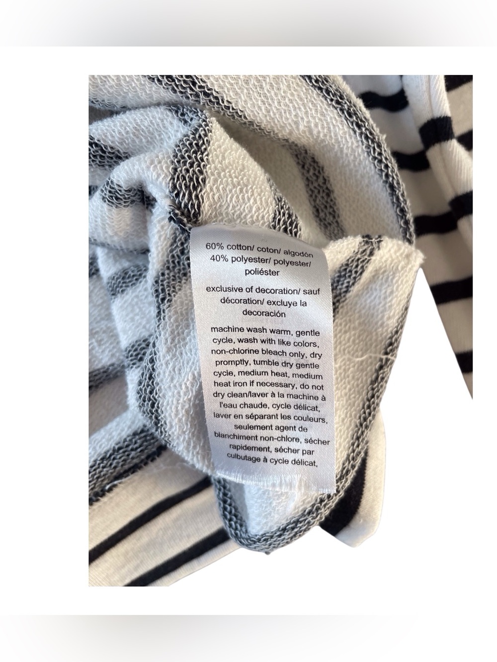 Tommy Hilfiger Women’s Striped Sweater, L - Picture 6 of 6